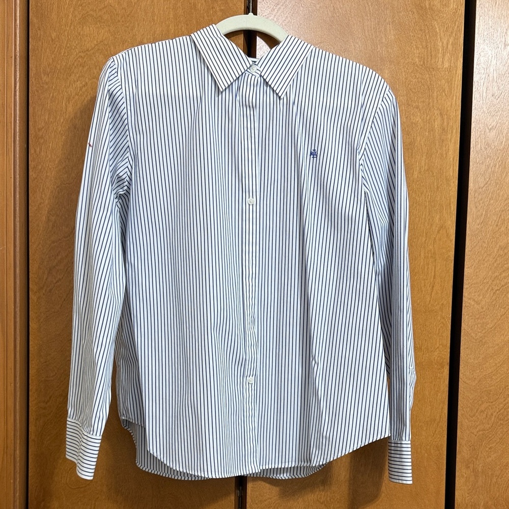 Ralph Lauren Lady’s Blue Striped Shirt